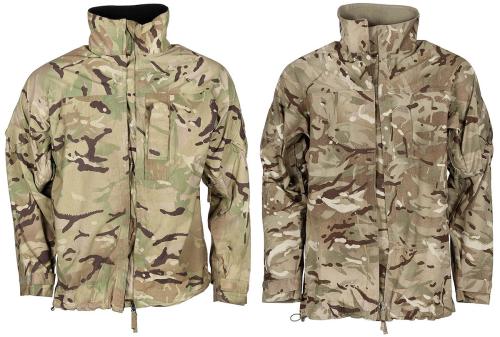 Brit. Nässeschutzjacke, MTP, Lightweight, gebr., "DEFEKT"