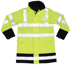 Brit. Signaljacke, gelb, div. Modelle, RV-Steppfutter, gebr.