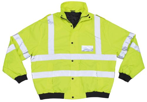 Brit. Signalblouson, gelb, Nässeschutz, gefüttert, gebr.