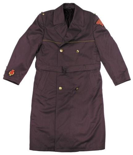 SK Uniformmantel, bordeaux, "Militärorchester", gebr.