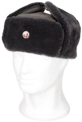 NVA Wintermütze, grau, mit Kokarde, neuw.