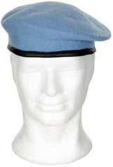 Franz. Barett, hellblau, neuw.