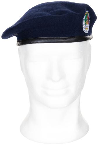 Angolanisches Barett, "POLICIA", blau