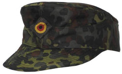 BW Arbeitsmütze, flecktarn, Gr. 55/56 sort. neuw.