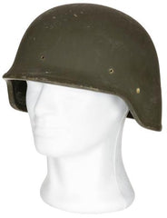 Ital. Helm, Ballistik, gebr., O. INNENTEIL (EXP.BESCHRÄ.)