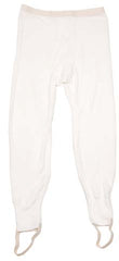 US Unterhose, Pilot, lang, "Nomex", weiß, gebr., orig.