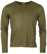 Brit. Thermo-Unterhemd, LIGHT-OLIV, langarm, gebr.