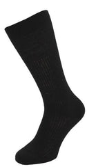 Brit. Socke, dünn, schwarz, gebr.