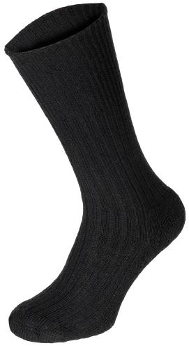 Brit. Wintersocke, schwarz, gebr.