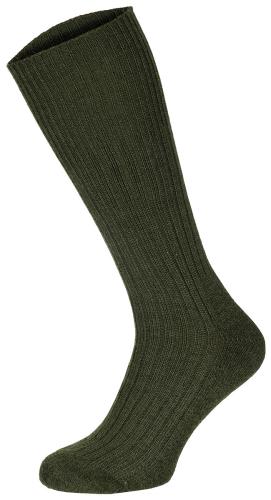Brit. Wintersocke, oliv, gebr.