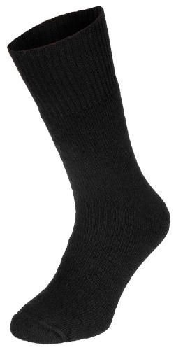 Holl. Wintersocke, schwarz, Frotteesohle, gebr.