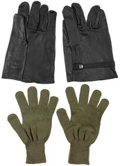 Belg. Lederhandschuhe, mit Innenhandschuhe Wolle, neuw.
