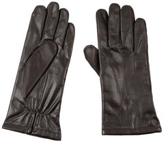 CZ/SK Fingerhandschuhe, braun, Leder, neuw.