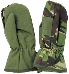 Brit. Fausthandschuhe, gebr. Schießfinger, DPM tarn