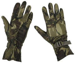 Brit. Lederhandschuhe, gebr. "Warm Weather", MTP tarn
