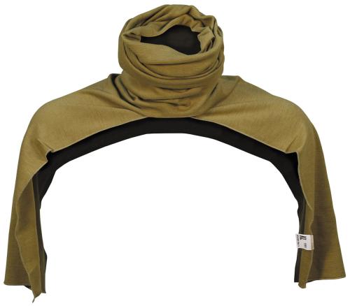 Holl. Schlauchschal, khaki, neuwertig