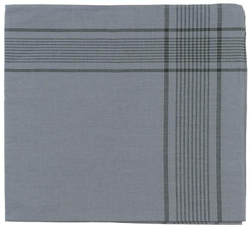 Holl. Taschentuch, grau, Gr. 45 x 45 cm, gebr.