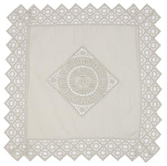 NVA Reservistendeckchen, beige, 29 x 29 cm, neuw.