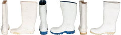 BW Gummistiefel, weiß, gebr., Modelle sortiert