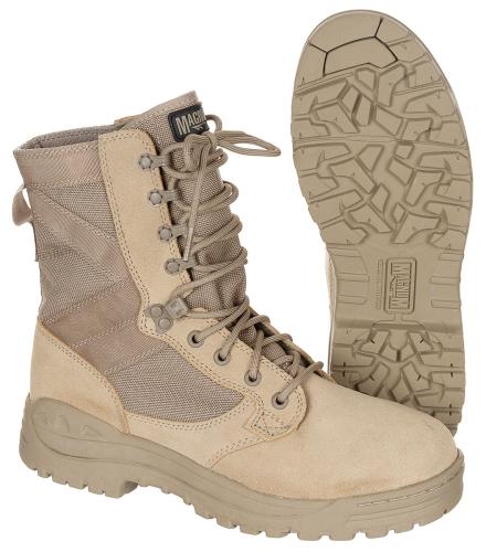 Kampfstiefel, "MAGNUM" HERREN, "DESERT PATROL", khaki, neuw.