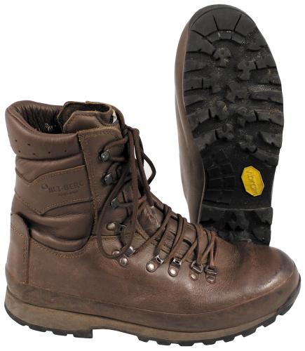 Kampfstiefel, braun, DAMEN, "ALT-BERG", gebr.