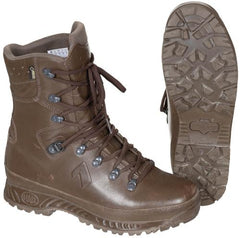 Brit. Kampfstiefel, "HAIX", Cold Wet Weather, braun, gebr.