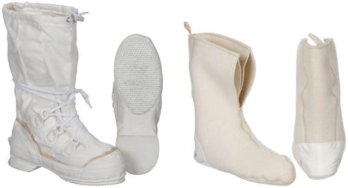 Boots, "Mukluk", weiß, mit Innenschuh, neuw.