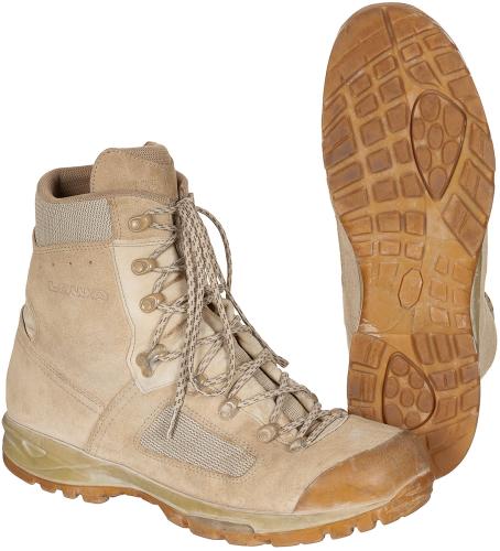 Brit. Combat Stiefel, "LOWA", khaki, gebr.