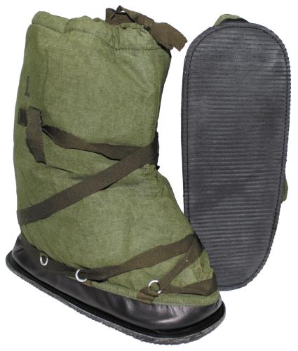 Brit. Überschuhe, oliv, gebr.