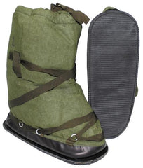Brit. Überschuhe, oliv, gebr.