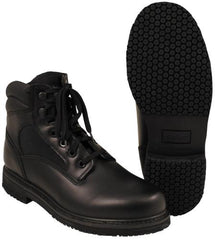 Brit. Stiefel, "Security", Leder, schwarz, neuw.