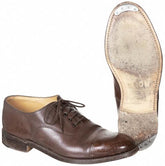 Brit. Steppschuhe, Leder, braun, gebr.
