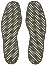 Schwed. Gitter-Einlegesohlen, oliv, neuwertig