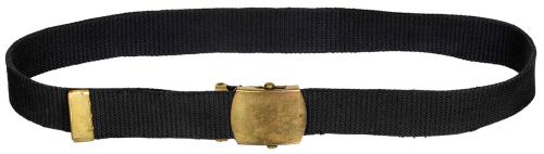 Schwed. Hosengürtel, schwarz, 3 cm, gebr.