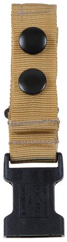 Brit. Koppeladapter, khaki, Clickverschluss, gebraucht