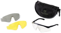 Brit. Schutzbrille, REVISION, Sawfly Z87, schwarz, gebr.