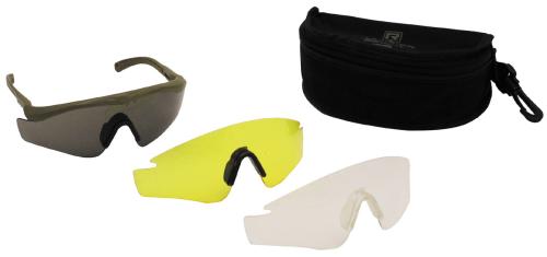 Brit. Schutzbrille, REVISION, Sawfly Z87, coyote, gebr.