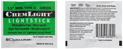 US Knicklicht, "Cyalume", 50 St./Pack, grün, überlagert