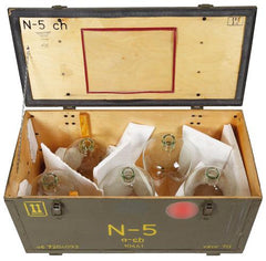 CZ/SK Glasflasche, 5 St., 5l, inkl. Transportbox, neuw.