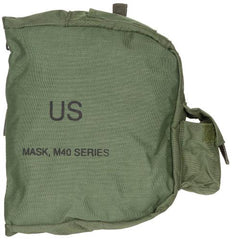 US Schutzmaskentasche, M40, oliv, neuwertig