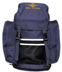Brit. Rucksack, blau, "ROYAL AIR FORCE", gebr.