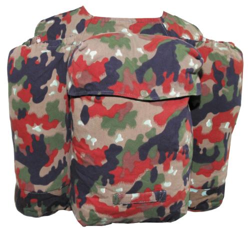 Schweiz. Kleinrucksack, alpentarn M 70, gebr.