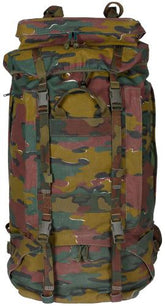 Belg. Rucksack, tarn, OHNE Seitentaschen, gebr.