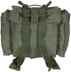 Belg. Rucksack, Canvas, oliv, gebr., TOP ZUSTAND