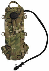 Brit. Trinkrucksack, MTP tarn, gebr., TPU-Beutel neu