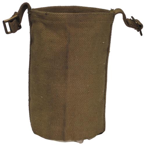 Brit. Feldflaschenhülle, M37, WW II, Canvas, gebr.