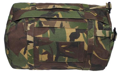 Holl. Einsatztasche, NL tarn, rund, gebr.