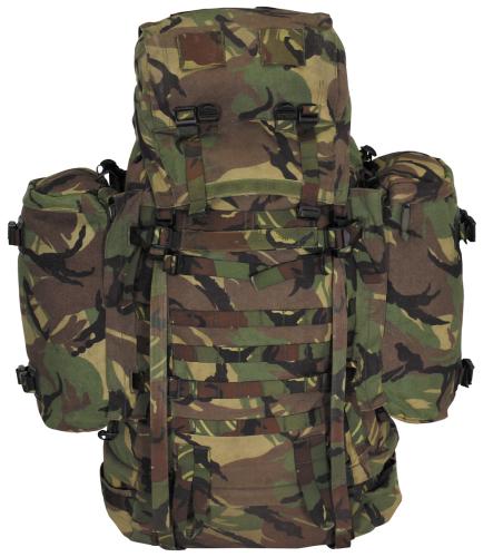 Holl. Rucksack, Large, 120 l, tarn, mit Seitent., gebr.