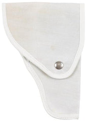 Ital. Pistolenholster, Canvas, Typ I, weiß, neuw.