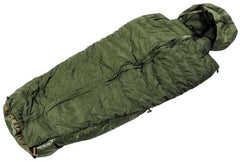 Brit. Mumienschlafsack, "Normal", oliv, gebr.